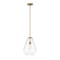 Z-Lite Ayra 1 Light Pendant, Olde Brass & Clear 488P12-OBR - alternate 3